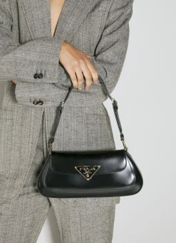 Logo Plaque Baguette Shoulder Bag>Prada Clearance