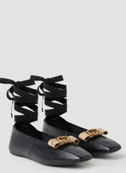 Logo Plaque Ballet Flats>Gucci Sale