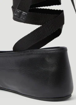 Logo Plaque Ballet Flats><noscript><img width=