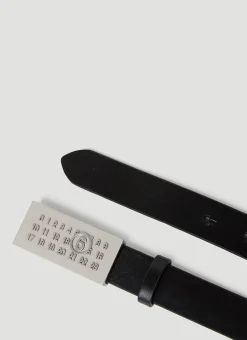 Men MM6 Maison Margiela Belts^Logo Plaque Belt