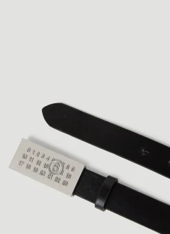 Men MM6 Maison Margiela Belts^Logo Plaque Belt