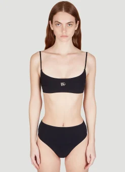 Logo Plaque Bikini Top>Dolce & Gabbana Online