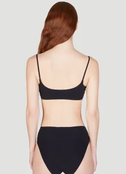 Logo Plaque Bikini Top><noscript><img width=