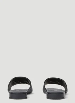 Logo Plaque Block Heel Sandals></noscript>Prada Clearance