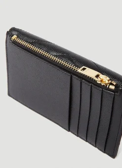 Men Saint Laurent Wallets & Cardholders^Logo Plaque Card Holder