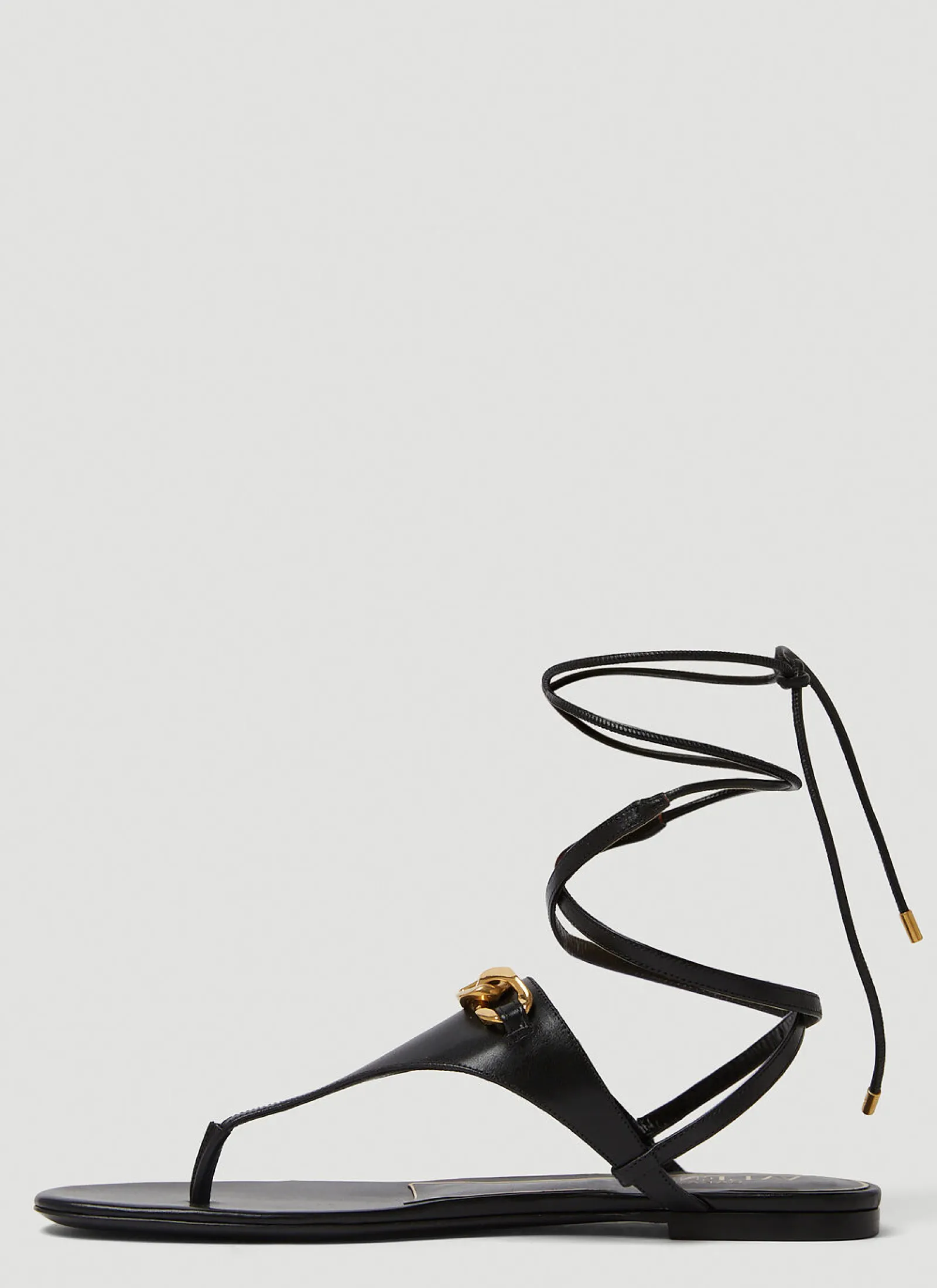 Logo Plaque Flat Sandals>Valentino Outlet