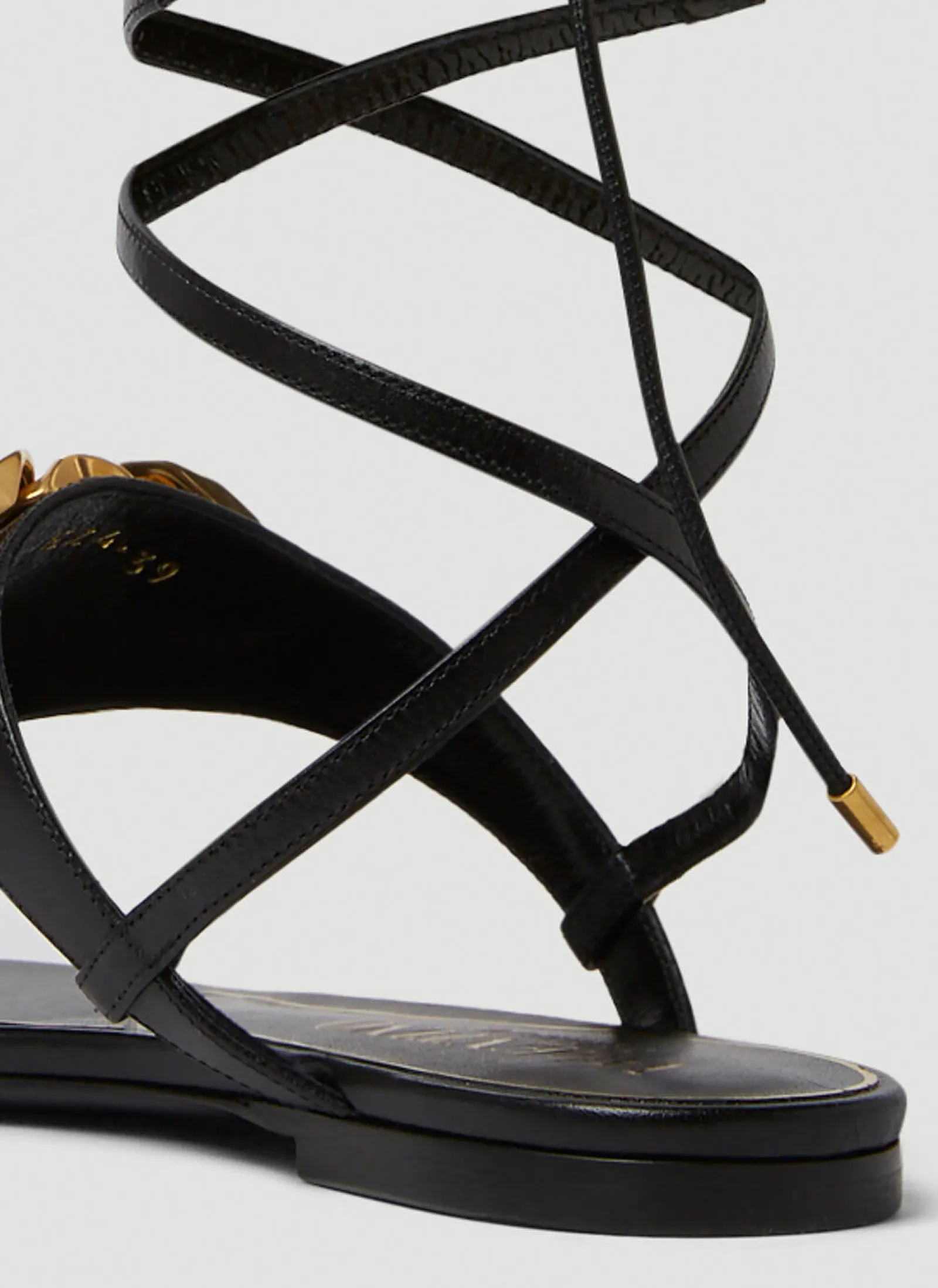 Logo Plaque Flat Sandals>Valentino Outlet