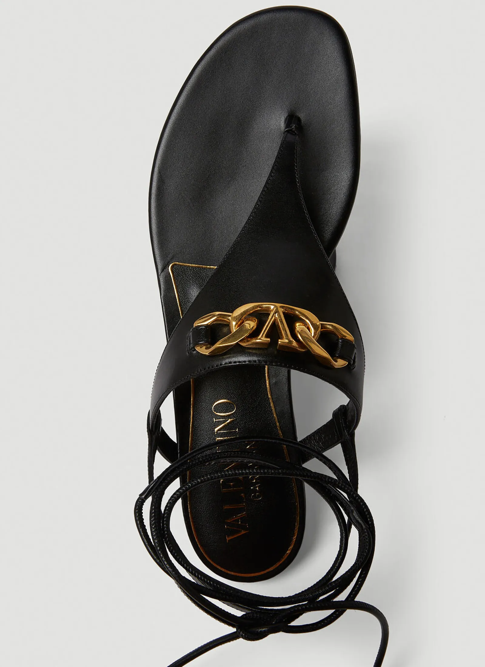 Logo Plaque Flat Sandals>Valentino Outlet