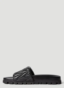 Logo Plaque Flats>Miu Miu Hot