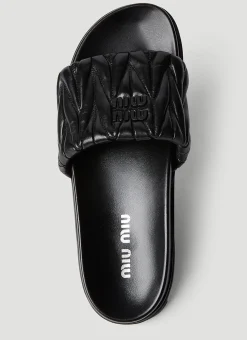 Logo Plaque Flats></noscript>Miu Miu Hot