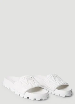 Logo Plaque Flats>Miu Miu Sale