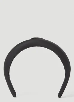 Men Prada Jewellery^Logo Plaque Headband