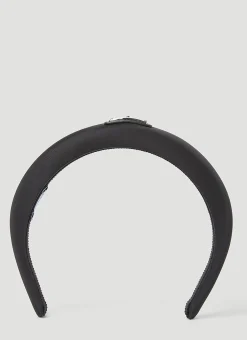Men Prada Jewellery^Logo Plaque Headband