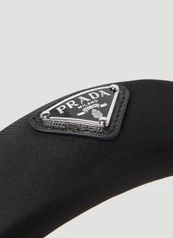 Men Prada Jewellery^Logo Plaque Headband