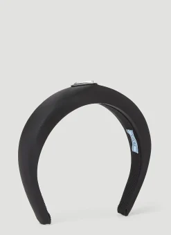Men Prada Jewellery^Logo Plaque Headband