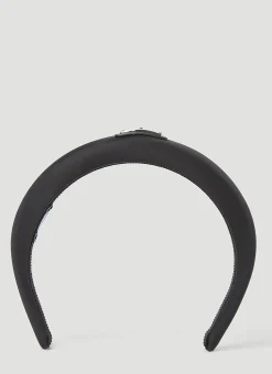 Men Prada Jewellery^Logo Plaque Headband