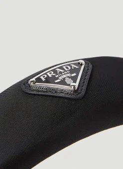 Men Prada Jewellery^Logo Plaque Headband