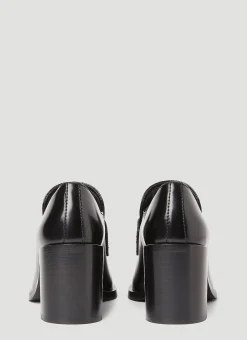 Logo Plaque Heeled Loafers></noscript>Prada Best