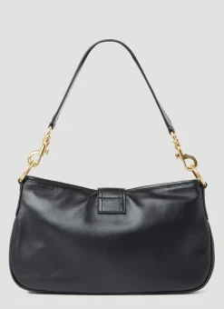 Logo Plaque Leather Shoulder Bag></noscript>Miu Miu Online