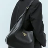 Logo Plaque Leather Shoulder Bag>Prada Clearance