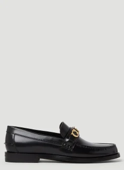 Men Gucci Loafers^Logo Plaque Loafers