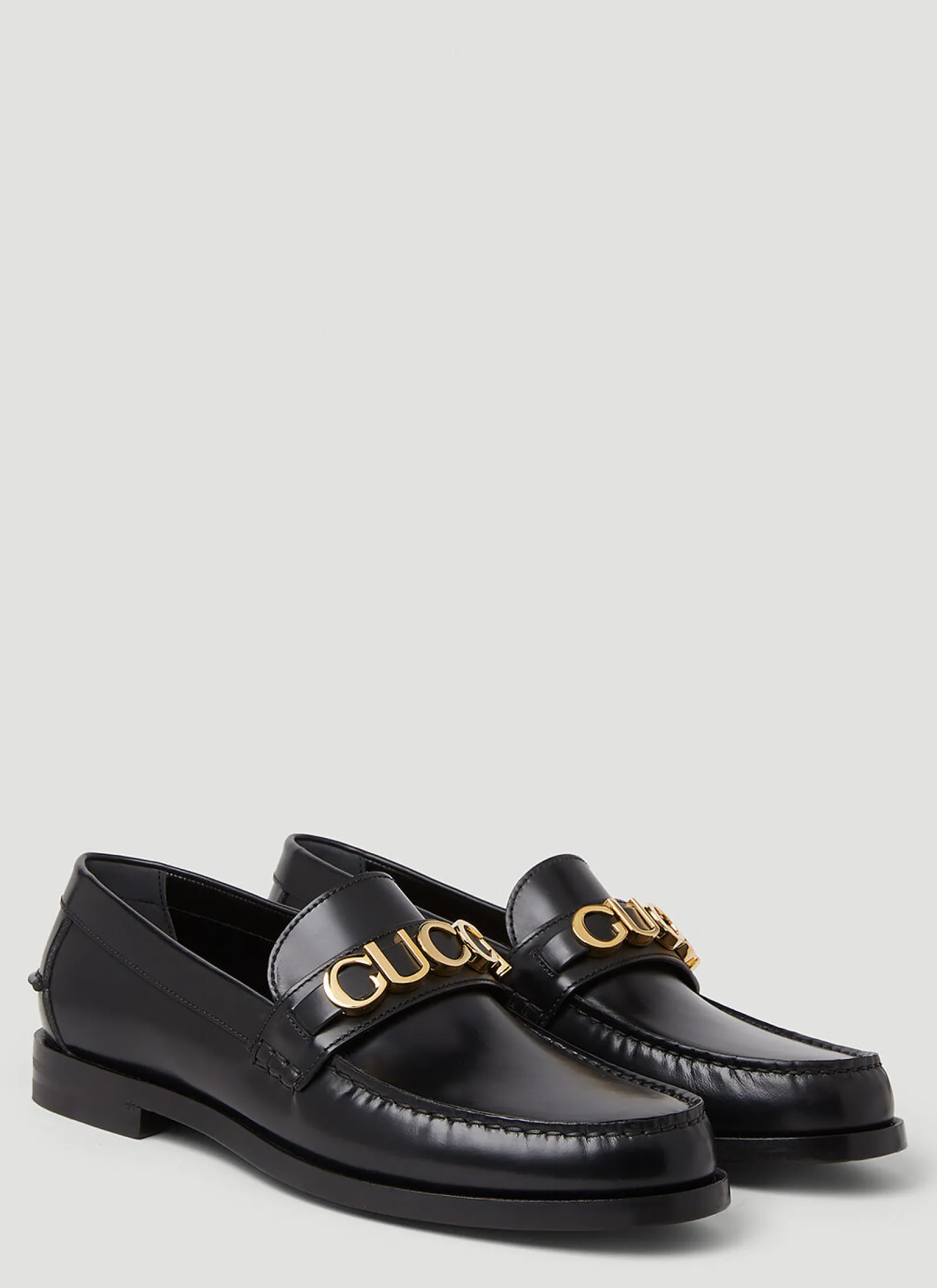 Men Gucci Loafers^Logo Plaque Loafers