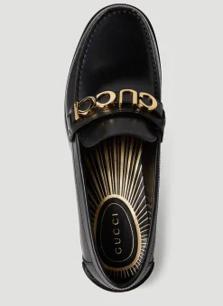 Men Gucci Loafers^Logo Plaque Loafers