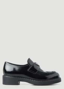 Logo Plaque Loafers>Prada New