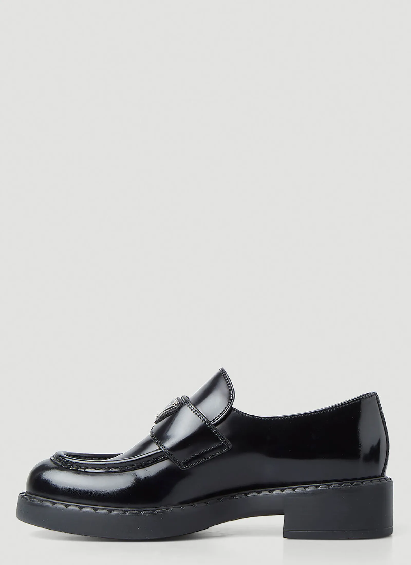Logo Plaque Loafers>Prada New