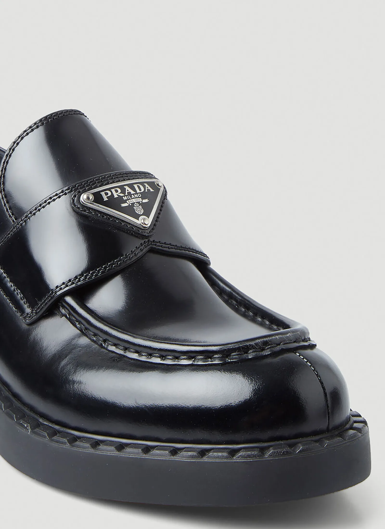 Logo Plaque Loafers>Prada New