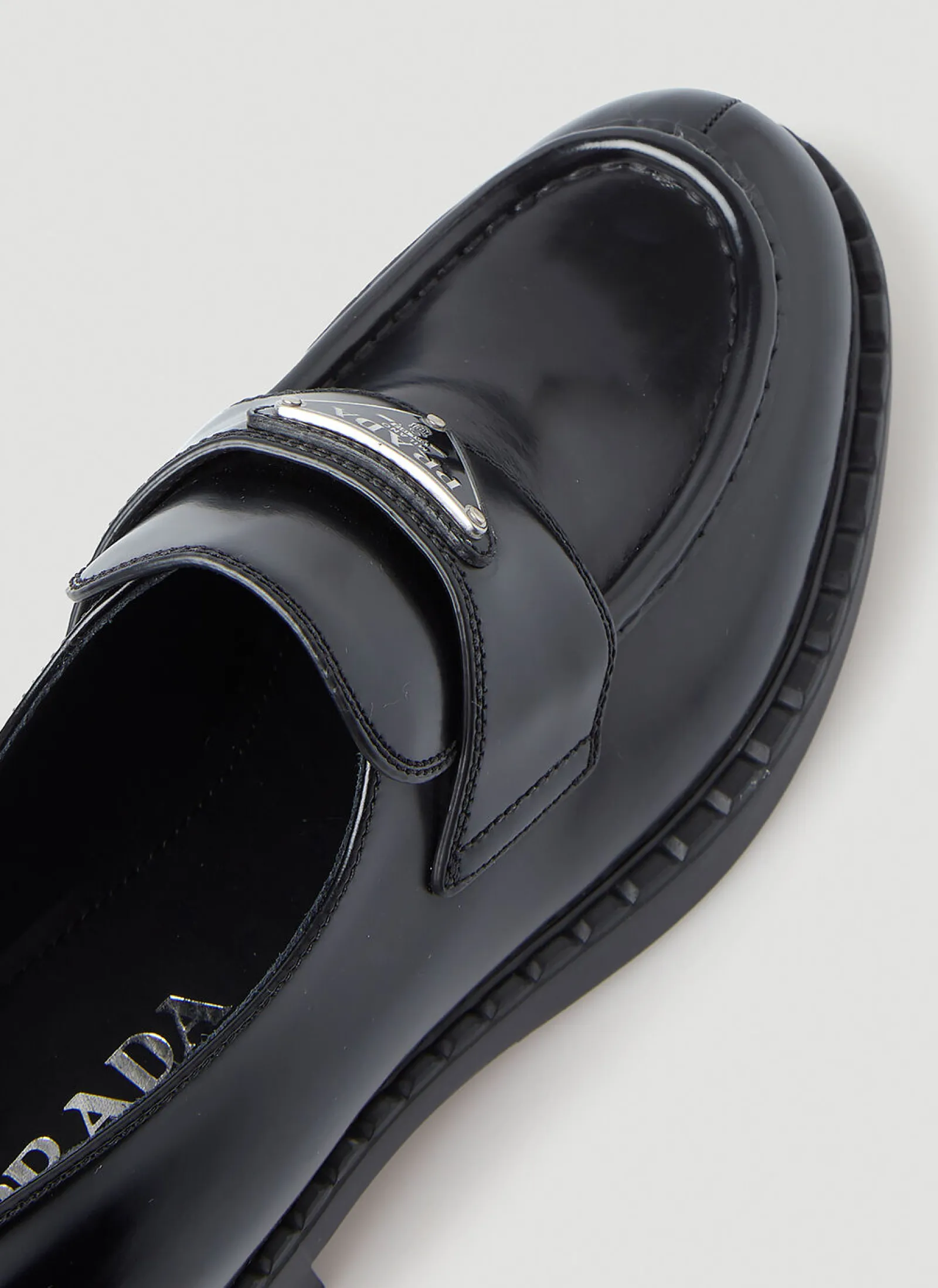 Logo Plaque Loafers>Prada New