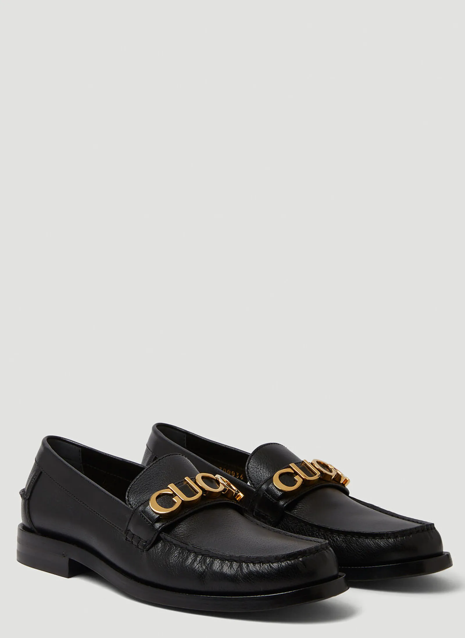 Logo Plaque Loafers>Gucci New