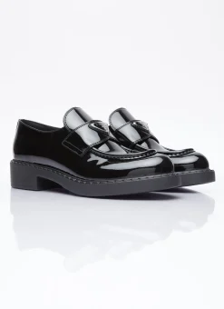 Logo Plaque Loafers></noscript>Prada Hot