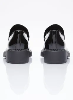 Logo Plaque Loafers></noscript>Prada Hot