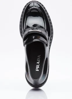 Logo Plaque Loafers></noscript>Prada Hot