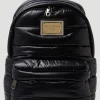 Men Dolce & Gabbana Backpacks^Logo Plaque Padded Backpack