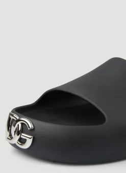 Men Dolce & Gabbana Slides^Logo Plaque Slides