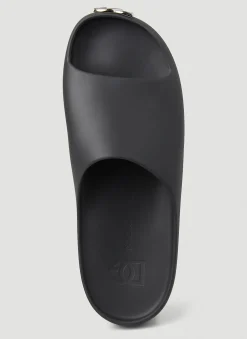 Men Dolce & Gabbana Slides^Logo Plaque Slides