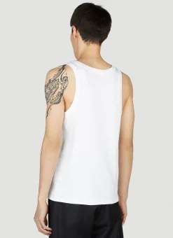 Men Prada Tops^Logo Plaque Tank Top