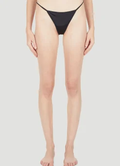 Logo Plaque Thong>Guess USA New