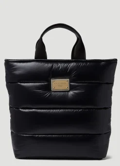 Men Dolce & Gabbana Tote Bags^Logo Plaque Tote Bag