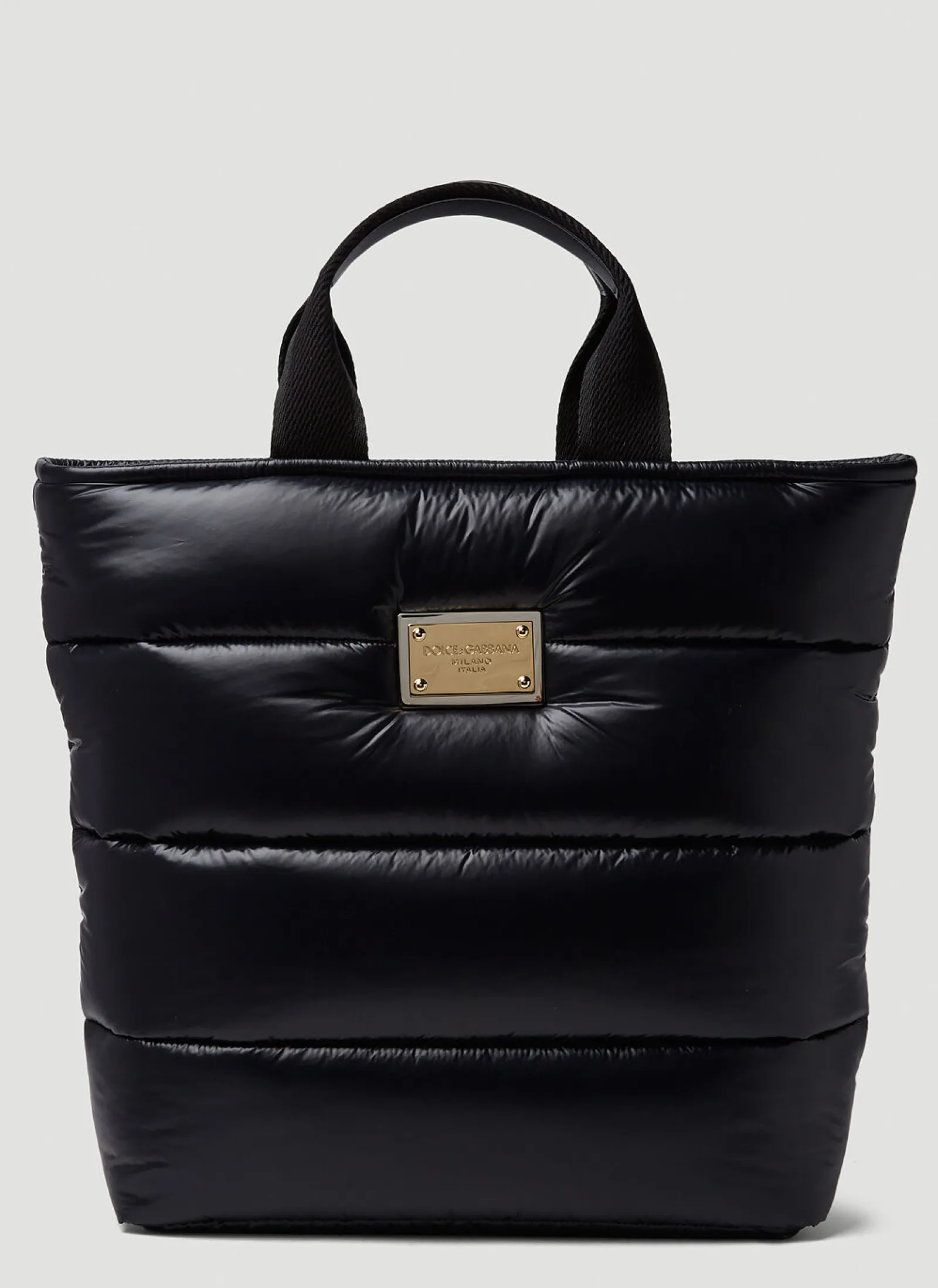 Men Dolce & Gabbana Tote Bags^Logo Plaque Tote Bag