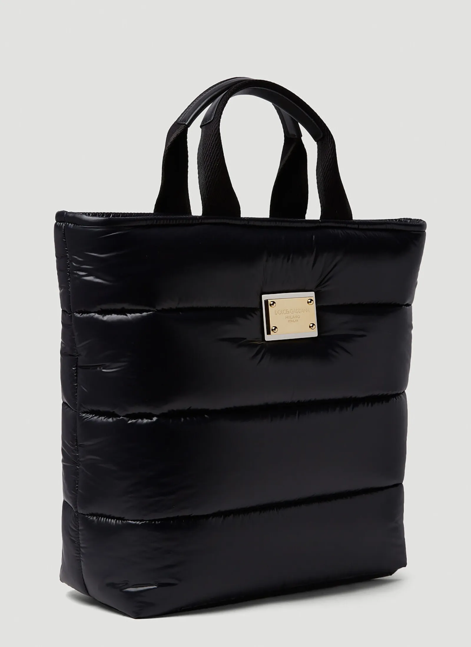Men Dolce & Gabbana Tote Bags^Logo Plaque Tote Bag