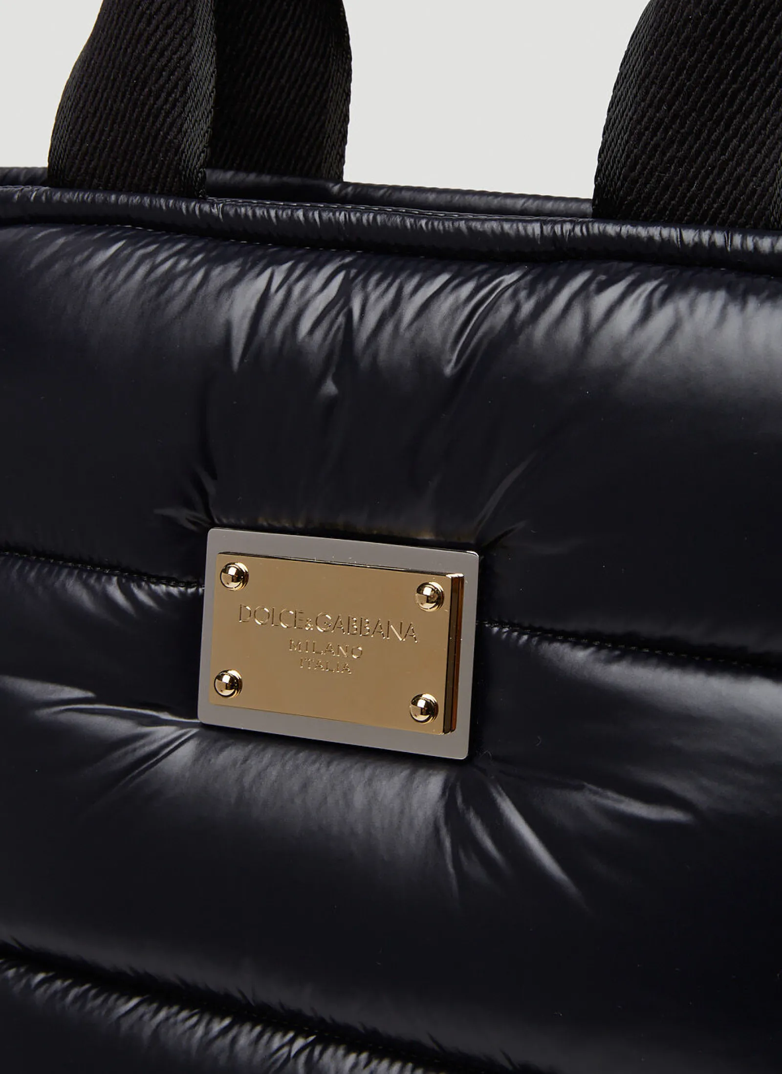 Men Dolce & Gabbana Tote Bags^Logo Plaque Tote Bag