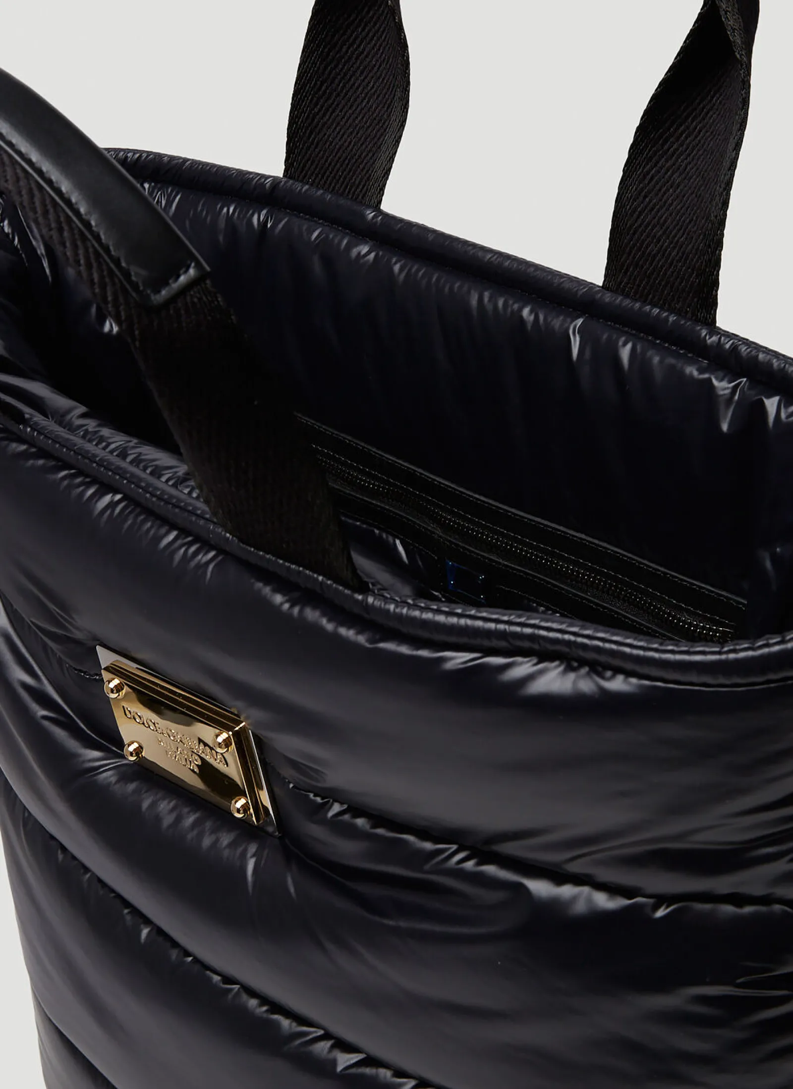 Men Dolce & Gabbana Tote Bags^Logo Plaque Tote Bag