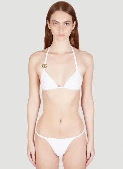 Logo Plaque Triangle Bikini>Dolce & Gabbana Sale