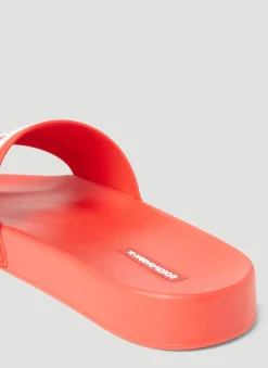 Men Dolce & Gabbana Slides^Logo Pool Slides