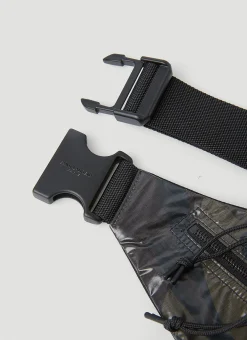 Men Saint Laurent Belt Bags^Logo Print Camouflage Belt Bag