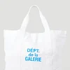 Men Gallery Dept. Tote Bags^Logo Print Canvas Tote Bag