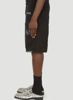 Men Lourdes Shorts^Logo Print Cargo Shorts